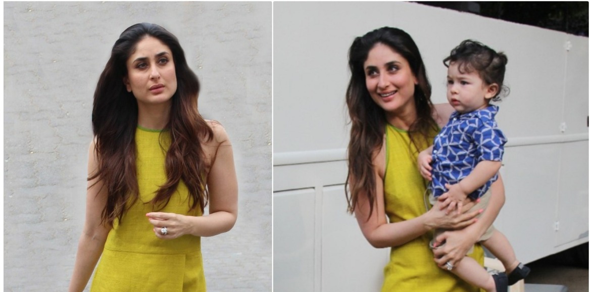 Kareena Looked Adorable With Her Little Munchkin Taimur