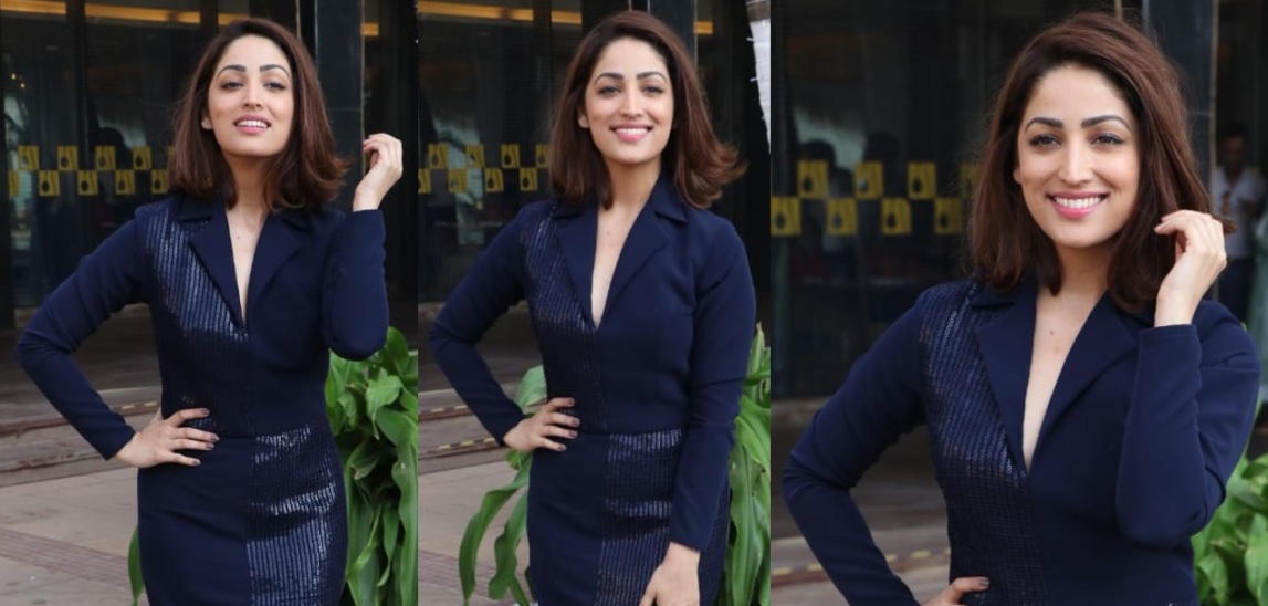 Yami Gautam In Rebecca Dewan At Uri Promotions