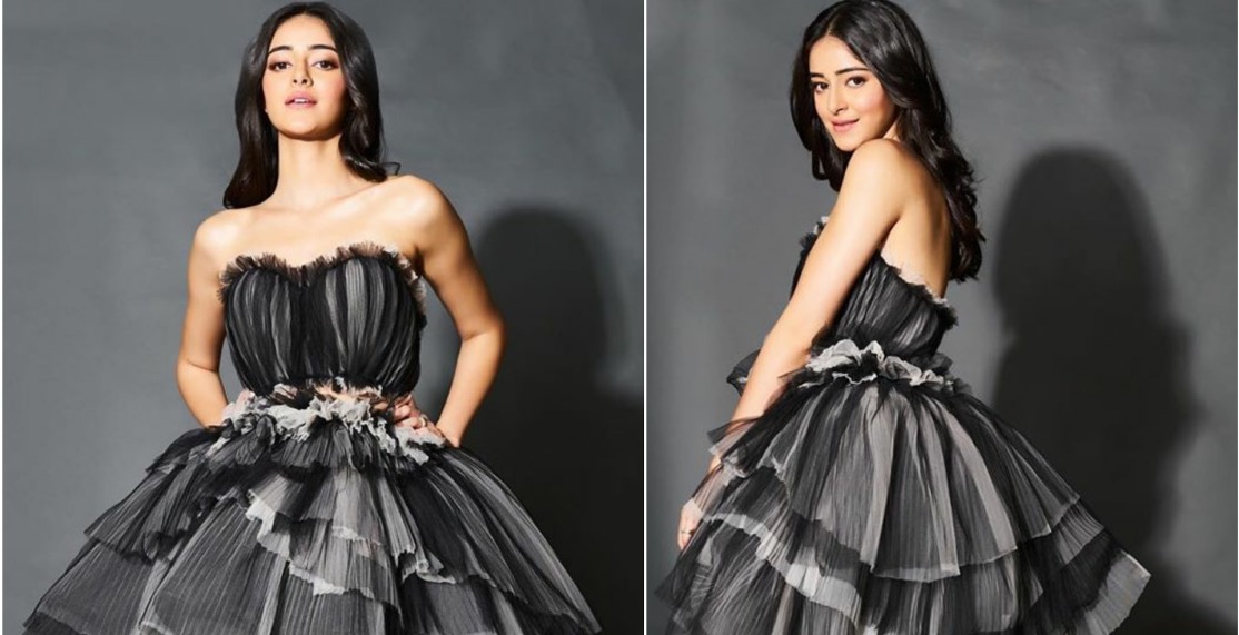 Ananya Panday Looking Lovely In A Galia Lahav Dress