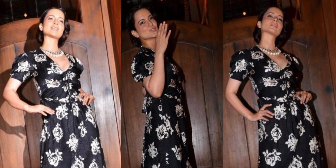 Kangana Ranaut In A Miu Miu Black Dress: Yay Or Nay?