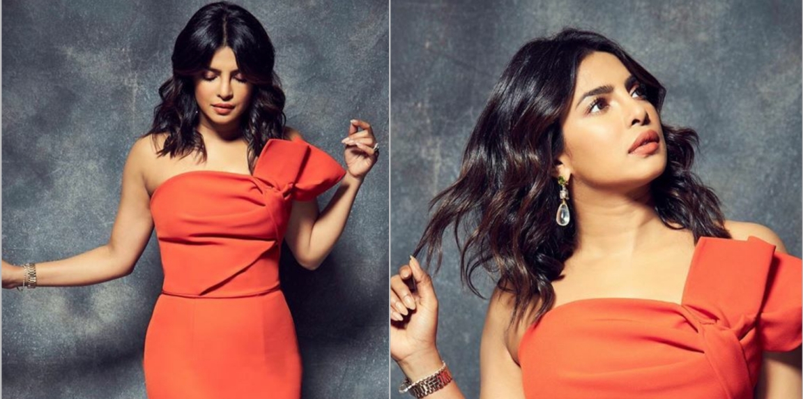Priyanka Chopra In Safiyaa At The Sky Is Pink Promotions
